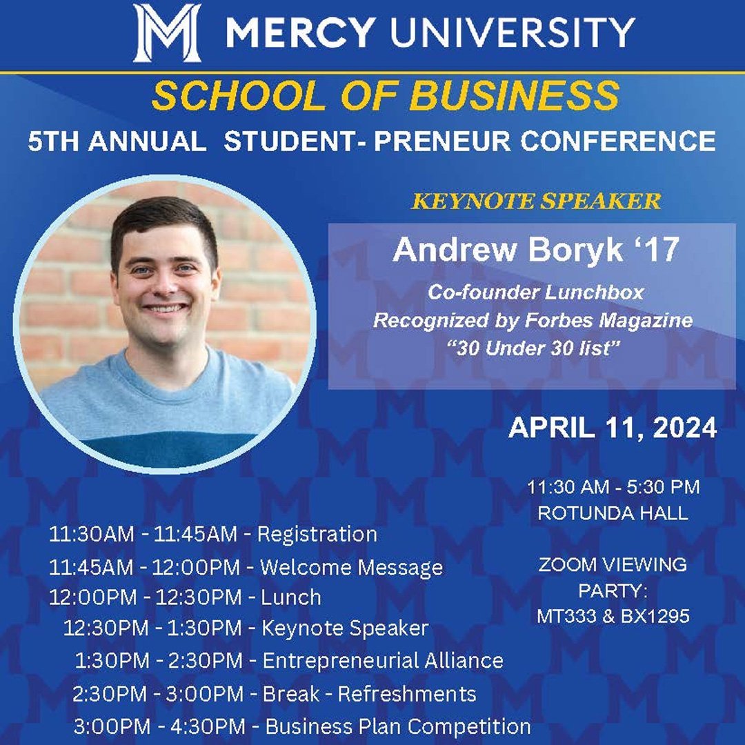 Mercy University Student-Preneur Conference