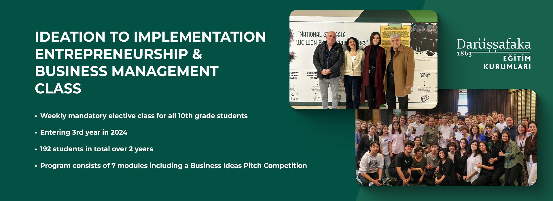 IDEATION TO IMPLEMENTATION ENTREPRENEURSHIP & BUSINESS MANAGEMENT CLASS